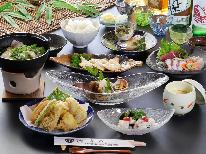 ★夏季限定★【徳島県産天然ハモ会席】淡泊だけど脂の乗った旬のハモ☆醤油ベースのハモ鍋をすだちで爽やかに♪
