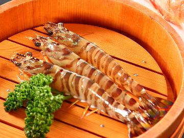 【グレードアッププラン】車海老の踊り付き！日間賀島の豪華海鮮料理を心ゆくまで堪能♪
