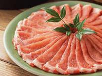 【豚しゃぶ】☆白馬産ブランドSPF豚をしゃぶしゃぶで堪能☆（1泊２食付）