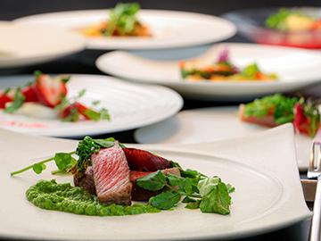 ■当館1番人気■レストランで愛犬と一緒に食べられる♪イタリアンフルコース≪１泊２食≫