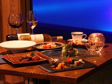 【早割14】厳選食材の洋風創作料理◆源泉かけ流し×温泉ナイトプール×岩盤浴◆《お日にち限定》