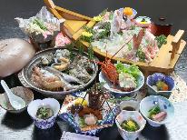 【スタンダード】極上の宴◆伊勢海老×アワビ×鯛活造り×手こね寿司orカキ飯◆～特典付～