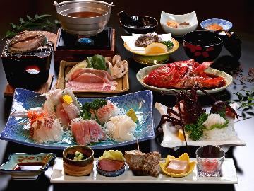 伊勢海老＆アワビ◆お刺身盛り合わせ付！海の幸贅沢プラン[ペット不可]