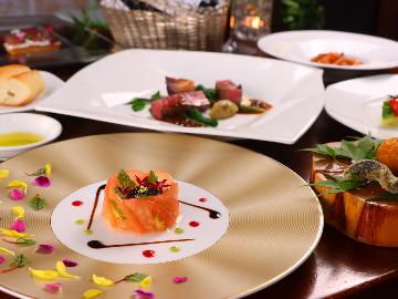 『1泊2食』四季折々の旬を贅沢に味わう本格イタリア料理フルコースディナー