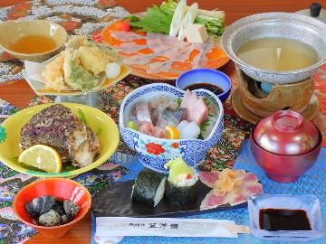 【夕食のみ】～潮騒会席～【太平洋の海鮮を満喫】これぞ日向の料理♪地元海鮮をふんだんに使用した