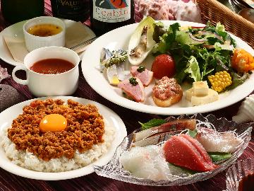 【夏休み限定】特典付☆～大人の夏旅～オリジナル創作料理×好評前菜盛り-2食付-
