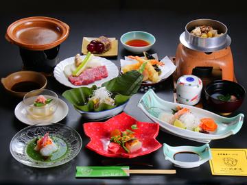 【グレードアップ】ちょっと贅沢に☆黒毛和牛ステーキ付◇牛河童御膳【1泊2食】