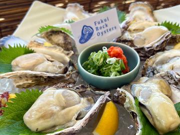 【夏だけのひと粒に出会う】海テラスで味わうふくい岩がき贅の三味セレクション