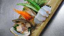 常陸鍋（夏）ホッキ貝と地魚のしゃぶしゃぶプラン