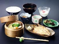 【朝食付】新鮮な『アマゴの一夜干し』と温泉使用の『出汁巻き玉子』を中心とした体に優しい朝ごはん♪