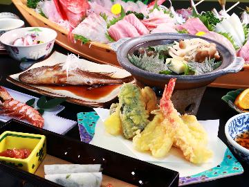 【当館人気No.1！】御宿×新鮮な魚介の食＆癒しの旅♪近くの漁港で獲れた魚介を使った当館定番海幸料理