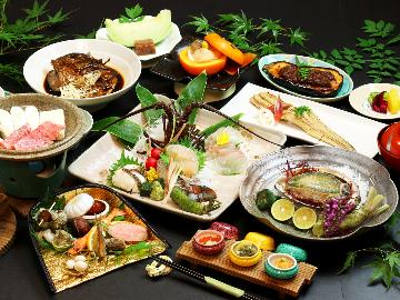 ”HP限定価格”【伊勢海老×鮑】豪華食材を饗す贅沢なひととき…☆+゜[四季彩膳 雅月～gagetu～]