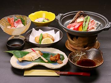 【現金特価】日替わり定食２食付で１２，７００円～☆源泉掛け流し温泉をリーズナブルに満喫♪