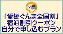 「愛郷ぐんま全国割」「全国旅行支援」STAYNAVI利用プラン【ペットOK・素泊まり】