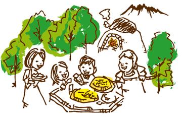 石窯ピッツァのおいしい店　フラワーガーデン