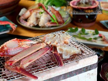 【日帰り昼食活松葉ガニ堪能プラン】活松葉ガニ1.５杯☆贅沢ランチを堪能♪