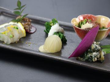 【漁港直送】北但馬の厳選素材を使用した特選贅沢会席