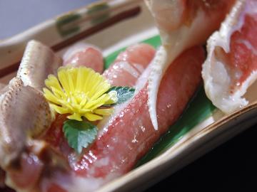 【日帰り昼食】冬といえば★贅沢三昧！かにフルコース★舟盛り付き