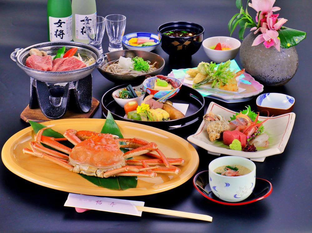 【かに+和牛陶板焼き】かにもお肉も両方食べたいあなたにぴったり♪満喫コース