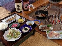 【2食付】風情ある木賊温泉と囲炉裏を囲んで絶品☆フルコースでいただく山里料理
