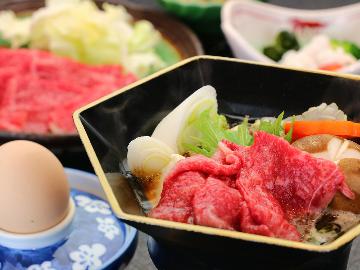 福徳屋の新定番！？人気にお応えして「長崎牛すき焼き」お刺身もついた欲張りプランが帰ってきました♪