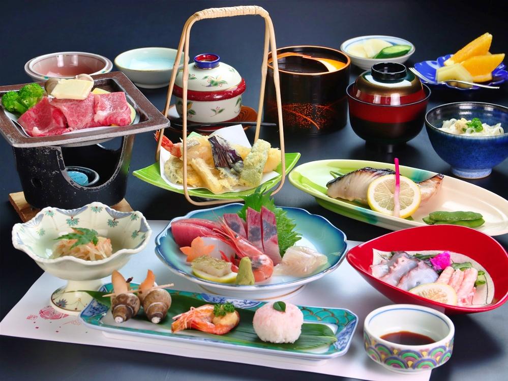 【スタンダード】富山湾 氷見の味を堪能♪きときと海の幸＆季節のオススメ料理を味わえる 1泊2食付