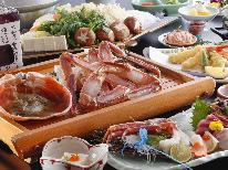 【個室食】<タグ付きガニ1杯>蟹はやっぱり活ガニで♪ちょい贅沢コース！