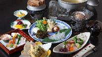 【個室食】旬の海鮮を堪能！鮑の踊り焼き◆地魚のしゃぶしゃぶコース
