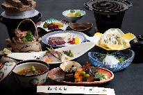 【個室食】秋の旬彩コース★秋の味覚松茸の釜飯と土瓶蒸し付き