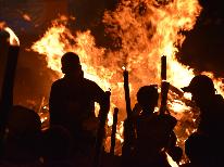 【2食付】6/6(土)限定！大山火祭り！たいまつ付♪ジンギスカン又は大山鶏のほう葉焼ミニ会席の選べるプラン