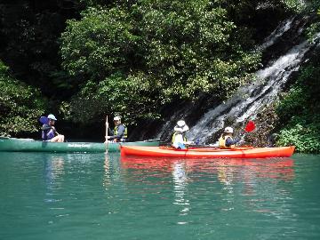 【川遊び／カヌー体験 ※体験代金込 】蘇陽峡中山ダムをカヌーで周遊♪【素泊り】