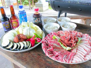 【夏季限定！BBQプラン】B級グルメで優勝！夕食は宮部の特ホルをBBQで♪