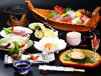 ≪d　A5黒毛和牛＆舟盛付会席≫贅沢三昧プラン