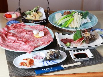 ☆新プラン☆但馬牛を贅沢に使用！地元食材を味わう但馬牛すき焼き御膳