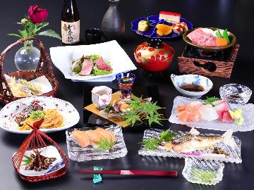 【松】湖国会席・滋賀の贅沢を独り占め【一泊二食】
