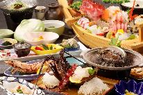 ★よくばりコース★伊豆に来たなら伊勢海老＆アワビ！どちらも食べ尽くして食道楽