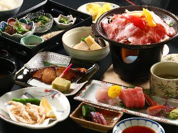 ◆スタンダードプラン◆日本海一望！上下浜天然温泉と旬の日本海を味わうおまかせ会席コース