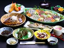 【刺身大盛り】天草牛深♪旬の海幸を豪快に皿盛りで♪［1泊2食付］