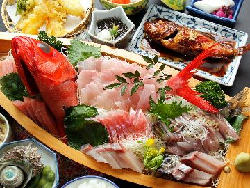 【旨いもの食べつくし】　伊勢海老orアワビ×いけんだ煮味噌×地魚舟盛り　［１泊２食］