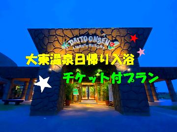 天然温泉【大東温泉】日帰り入浴◆特典付◆≪スタンダード≫
