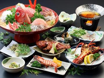伊勢海老コース◆調理法チョイス【お造りor鬼殻焼き】♪贅沢食材満喫!-2食付-
