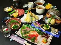 【夕食のみ★定番一押し会席】夕食は個室で♪日本海の味覚をお腹いっぱい召し上がれ♪