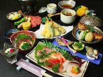 【夕食のみ★定番一押し会席】夕食は個室で♪日本海の味覚をお腹いっぱい召し上がれ♪