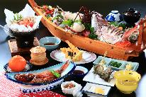 【海幸コース】伊勢海老＆舟盛り＆金目鯛がついた三大味覚！