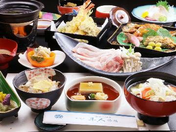 ◇【庄内ブランド】とろける食感！山伏ポークをしゃぶしゃぶでいただく♪◇お食事は個室またはお部屋で