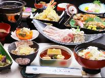 ◇【庄内ブランド】とろける食感！山伏ポークをしゃぶしゃぶでいただく♪◇お食事は個室またはお部屋で