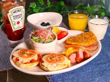 【1泊朝食】人気の焼き立てフレンチトースト＆ホットマフィン、和食も！シェフこだわりの朝食プラン