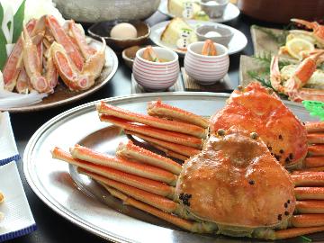 【質重視！】タグ付茹でカニおひとり1杯付！茹で＆刺し＆焼き＆鍋で大満足！贅沢プラン♪