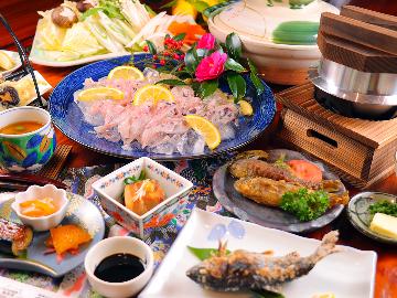 ★公式HP限定価格★【冬季限定・２大特典付】他では食べられない！ヤマメ(エノハ)の宿が送る≪絶品ヤマメしゃぶ≫【1泊２食】