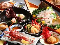 伊勢海老コース×個室食確約★11月までの期間限定！地元特産「三重ブランド伊勢海老」を食す-2食付